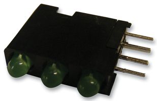 564-0700-444F - INDICATOR LED PCB 3LED, 3MM, YEL-GRN, 2V detail