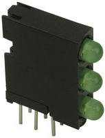 564-0300-222F - INDICATOR, LED PCB, 3-LED, GREEN, 8MCD detail