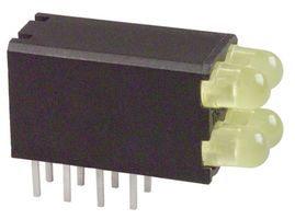 569-0103-333F - INDICATOR, LED PCB, 4LED, 3MM, YEL, 2.1V detail