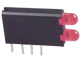 569-0111-100F - INDICATOR, LED PCB, 2-LED, 3MM, RED, 2V detail