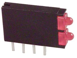 571-0111F - INDICATOR, LED PCB, 2-LED, RED, 12.6MCD detail