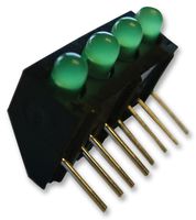 107-314-04 - LED, PCB, 3MM, QUAD, GREEN detail