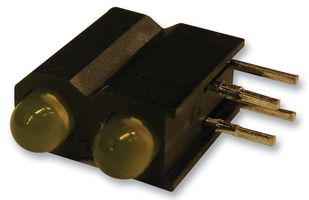 553-0233F - LED, PCB, 3MM, BI, YEL-YEL detail