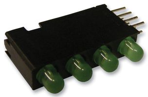 568-0202-222F - INDICATOR, LED PCB, 4LED, 3MM, GRN, 1.8V detail