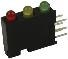 564-0300-132F - INDICATOR, LED PCB, 3LED, RED/YELLOW/GRN detail