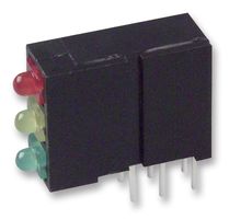 570-0100-132F - INDICATOR, LED PCB, 3LED, RED/YELLOW/GRN detail