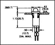 CHICAGO MINIATURE LIGHTING1091M7-24VLED PANEL INDICATOR detail