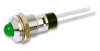 19040021 - LED INDICATOR, 5MM, GREEN detail