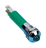19040251 - INDICATOR, LED PANEL, 5MM, GREEN, 12V detail