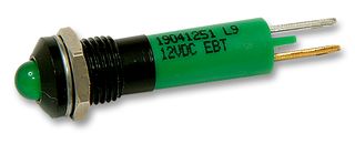 19041351 - INDICATOR, LED PANEL, 5MM, GREEN, 24V detail