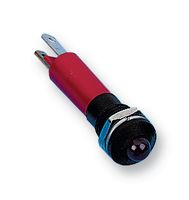 19041353 - INDICATOR, LED PANEL MNT, 5MM, RED, 24V detail