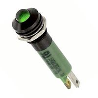 19080355 - INDICATOR, LED PANEL, 5MM, GREEN, 24V detail