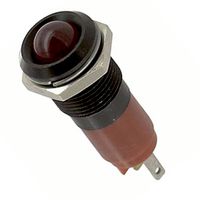 19210350 - INDICATOR, LED PANEL MNT, 10MM, RED, 24V detail