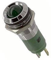 19210251 - INDICATOR, LED PANEL, 10MM, GREEN, 12V detail