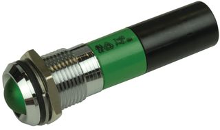 19350231 - INDICATOR, LED PANEL, 10MM, GREEN, 230V detail