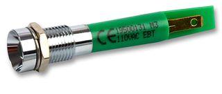 19500231 - LED INDICATOR, CR, 230V, GREEN detail