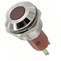 19710350 - INDICATOR, LED PANEL MNT, 10MM, RED, 12V detail
