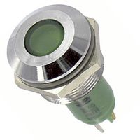 19710355 - INDICATOR, LED PANEL, 10MM, GREEN, 24V detail