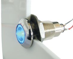 531-997-63 - INDICATOR, LED PANEL MNT, WHITE, 28V detail