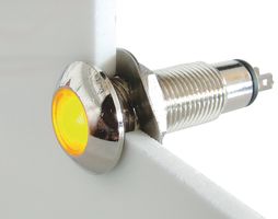 537-930-63 - INDICATOR, LED PANEL MNT, BLUE, 28V detail