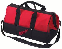 48-55-3500 - CONTRACTOR TOOL BAG, RED/BLACK detail