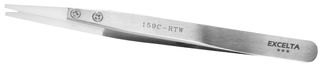 159C-RTW - THREE STAR WHITE DELRIN TWEEZER, 5 