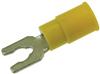 Part Number: 19099-0049
Price: US $0.68-0.17  / Piece
Summary: 


 TERMINAL, SPADE/FORK, #8, CRIMP, YELLOW


 Connector Type:
Fork / Spade Tongue




 Series:
Insulkrimp




 Insulator Color:
Yellow




 Termination Method:
Crimp



 Wire Size (AWG):
12AWG to 10A…