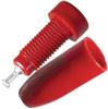 Part Number: 105-0702-001
Price: US $1.06-0.98  / Piece
Summary: 


 TIP JACK, 5700V, 10A, RED


 Connector Type:
Tip Jack




 For Use With:
2mm Standard Tip Plug




 Breakdown Voltage:
5.7kV




 Current Rating:
10A



 Insulator Color:
Red



 Body Material:
Ny…