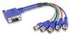 Part Number: 104700015
Price: US $23.34-19.89  / Piece
Summary: 


 CABLE, 90DEG VGA TO 5XBNC, 0.15M


 Connector Type A:
VGA R/A



 Connector Type B:
5 x BNC Plugs 75R




 Cable Assembly Type:
Computer Cables




 Cable Length - Imperial:
5.91