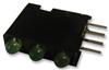 Part Number: 564-0100-222F
Price: US $1.70-1.14  / Piece
Summary: 


 INDICATOR, LED PCB, 3-LED, GREEN, 8.5MCD


 LED Color:
 3 Green



 Height:
15.24mm




 Width:
4.32mm




 No. of LEDs:
3


 
 Forward Current If:
20mA



 Forward Voltage:
2.1V




 LED Mounting…