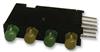 Part Number: 568-0102-323F
Price: US $1.47-1.38  / Piece
Summary: 


 INDICATOR, LED PCB, 4-LED, GREEN/YELLOW


 LED Color:
2 Yellow / 2 Green



 Height:
20.32mm




 Width:
4.32mm




 No. of LEDs:
4



 Forward Voltage / Color:
Y 2.1V / G 2.1V



 LED Mounting:
T…