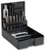 Part Number: 47605
Price: US $55.63-50.50  / Piece
Summary: 


 MACHINE TAP SET, SHORT, DIN352


 Kit Contents:
M3, M4, M5, M6, M8, M10, M12, 2.5, 3.3, 4.2, 5, 6.8, 8.5, 10.2mm



 Kit Contents Descriptive:
Taps Form B M3-M4-M5-M6-M8-M10-M12
 


 Drills:
 2.5 …