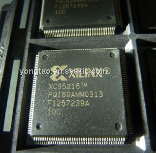 XC95216-10PQ160C. Picture
